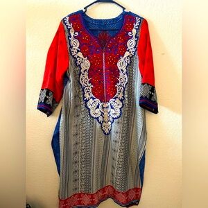 Colorful Embroidered Tunic